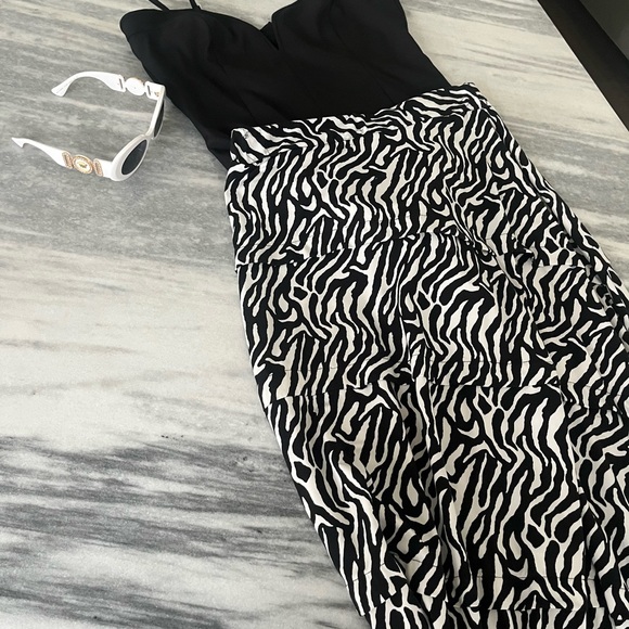 Summer outfit slinky skirt size large Zara body suit size extra large excellent - Picture 6 of 16